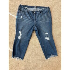 TORRID Feel the fit Size 26s Ankle Distressed Jean Pants Y2K